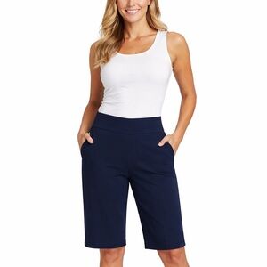 Ruby Rd. Blue stretchy shorts running walking workout size 12 comfortable